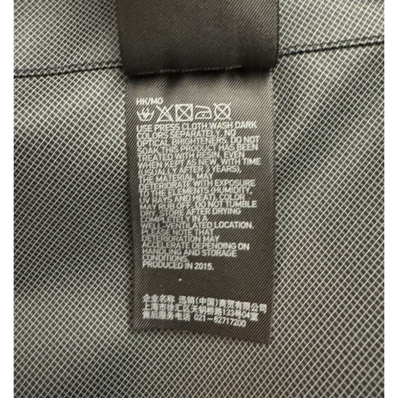 Uniqlo Rain Coat Mens Small Dark Blue Hooded Water Resistant Full Zip - Picture 6 of 9